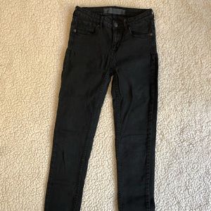Brandy Melville Black High-Waisted Skinny Jeans